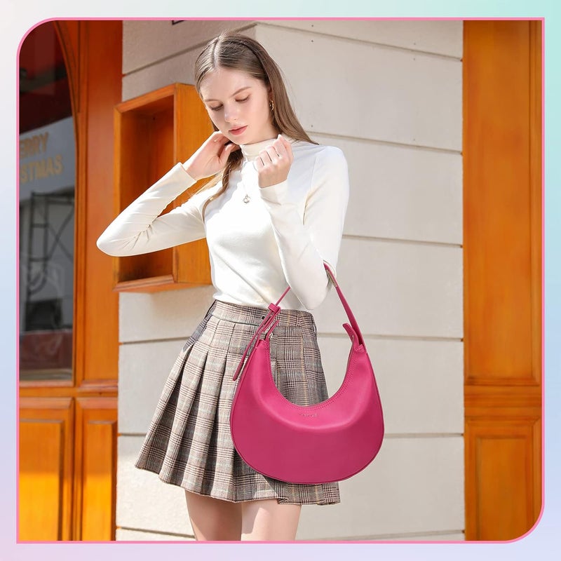 Keyli Shoulder Bag for Women Stylish Casual Clutch Purses for Women 3 Ways Adjust Strap Hobo Handbags with Zip Closure - Image 2